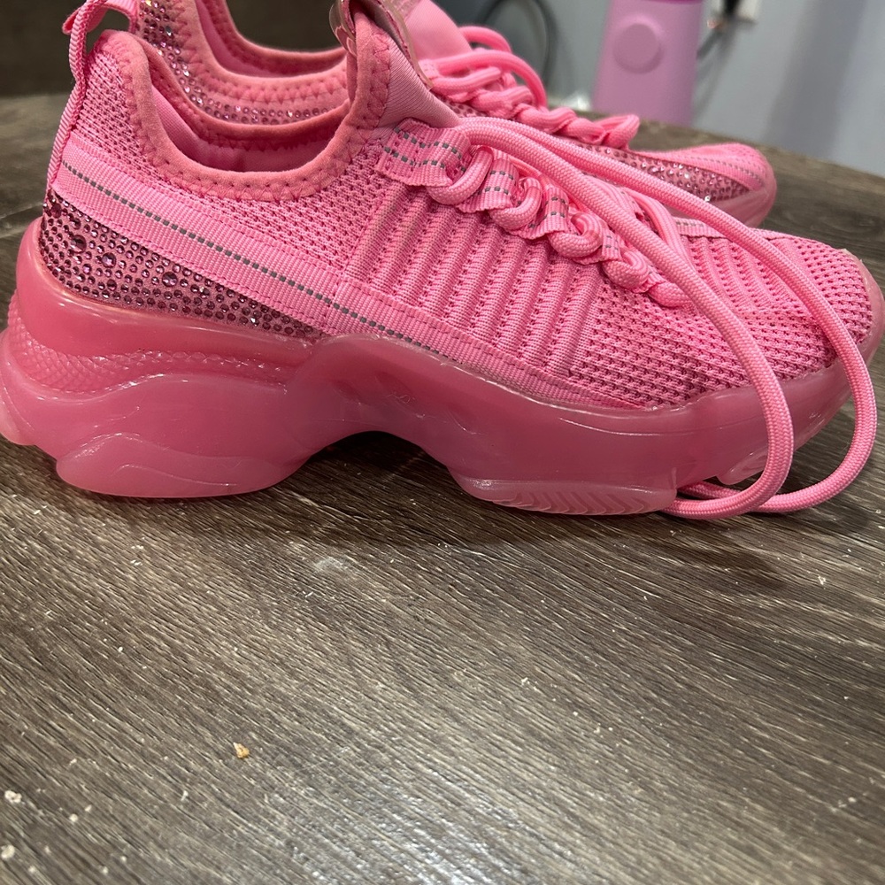 Steve Madden Vibrant Pink Kids Sneakers